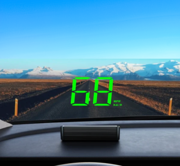 Design sans titre (6) Affichage Tête Haute HUD GPS — Compteur Vitesse Pare-Brise