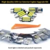 Kit Complet Ampoules LED E46 — 12 Pièces Intérieur / 4 Couleurs
