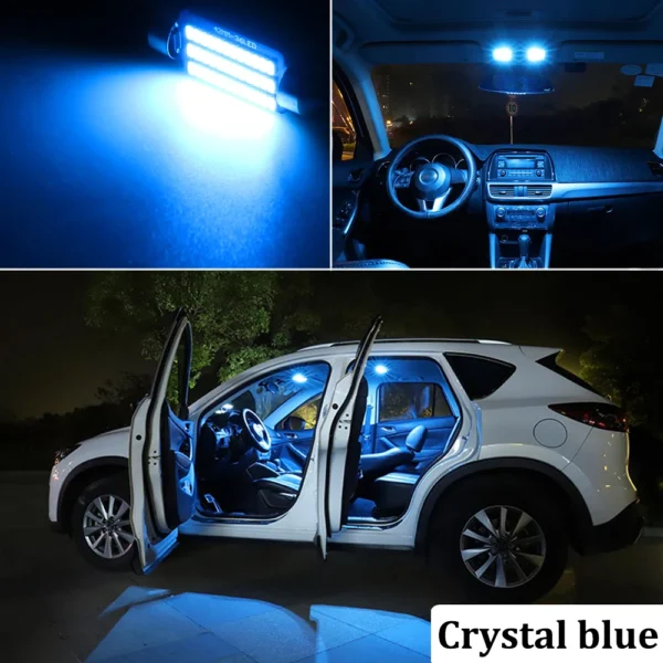 Kit Complet Ampoules LED E46 — 12 Pièces Intérieur / 4 Couleurs
