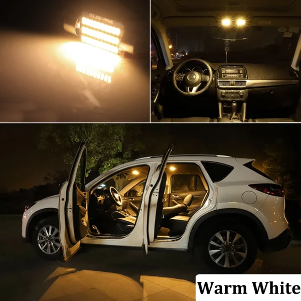 Kit Complet Ampoules LED E46 — 12 Pièces Intérieur / 4 Couleurs