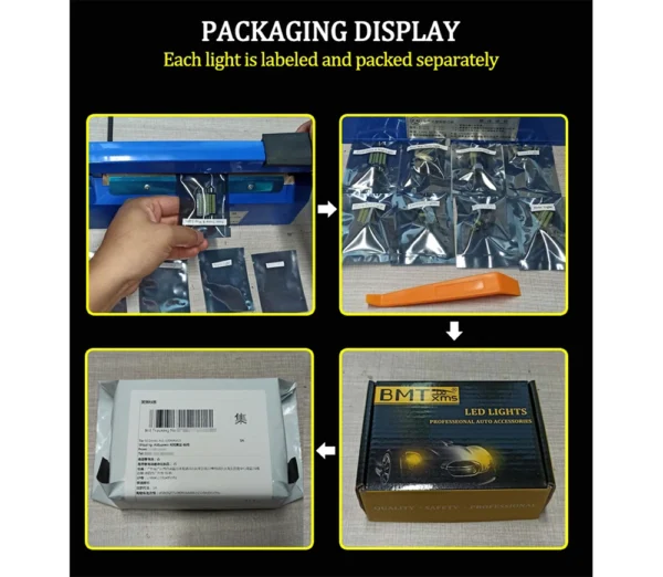 Kit Complet Ampoules LED E46 — 12 Pièces Intérieur / 4 Couleurs