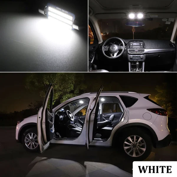 Kit Complet Ampoules LED E46 — 12 Pièces Intérieur / 4 Couleurs