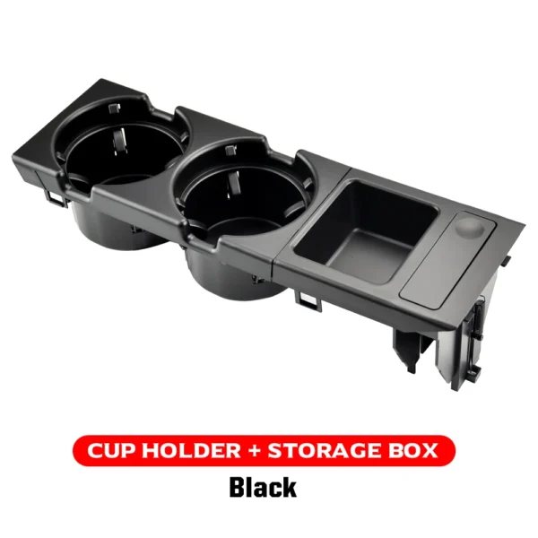 Console Rangement Central E46 — Porte-Gobelet & Vide-Poche