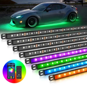 Kit Éclairage Sous Caisse E46 — Strips RGBW LED App & Télécommande