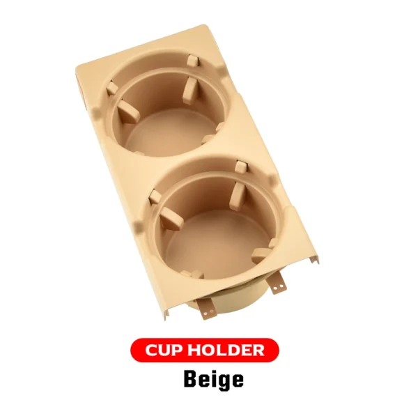 Console Rangement Central E46 — Porte-Gobelet & Vide-Poche