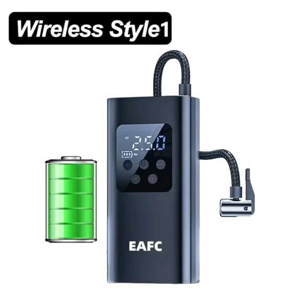 Gonfleur Pneu Électrique Portable 150PSI — Sans Fil