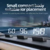 S277f3f0f05234a3f9c97fd415a4f28ffn.webp Affichage Tête Haute HUD GPS — Compteur Vitesse Pare-Brise