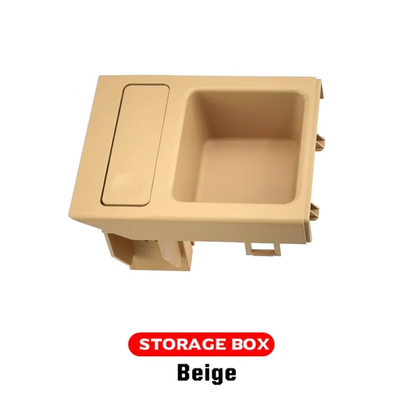Console Rangement Central E46 — Porte-Gobelet & Vide-Poche