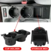 Console Rangement Central E46 — Porte-Gobelet & Vide-Poche