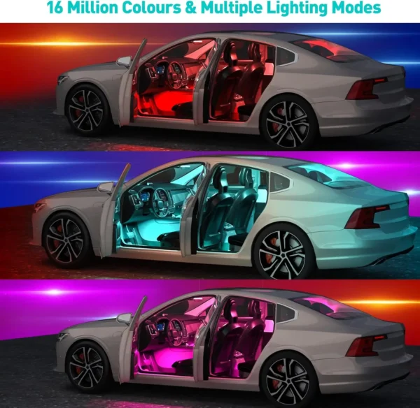 Kit Lumières Ambiance RGB E46 — 16 Millions de Couleurs