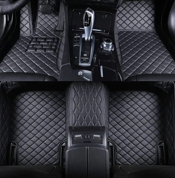 Tapis de Sol Sur Mesure E46 — Cuir Capitonné