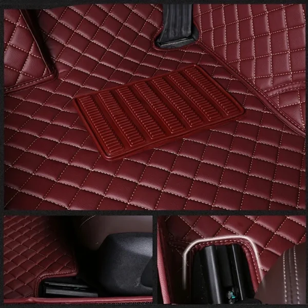 Tapis de Sol Sur Mesure E46 — Cuir Capitonné — vue 2
