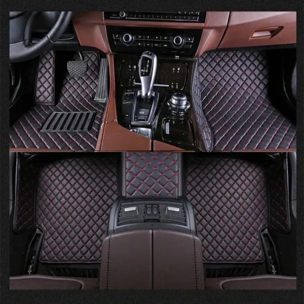 Tapis de Sol Sur Mesure E46 — Cuir Capitonné — vue 7