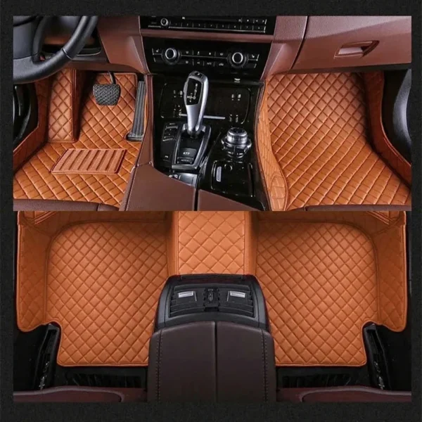 Tapis de Sol Sur Mesure E46 — Cuir Capitonné — vue 14