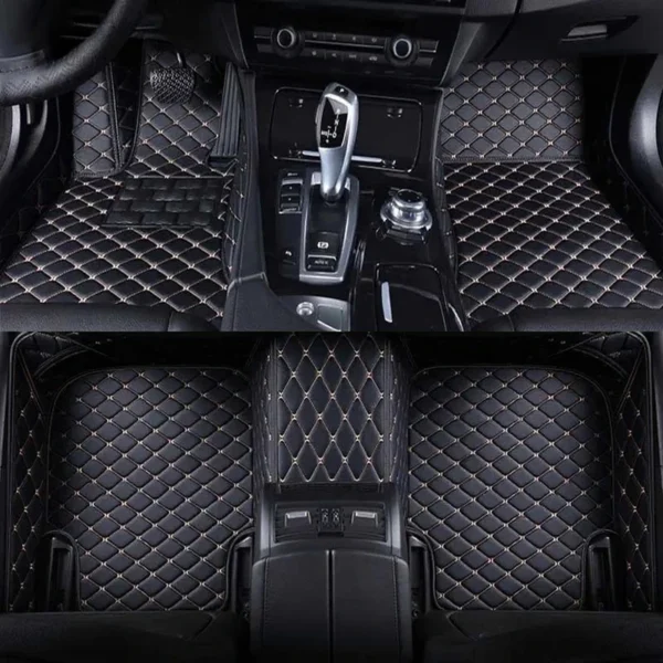 Tapis de Sol Sur Mesure E46 — Cuir Capitonné — vue 17