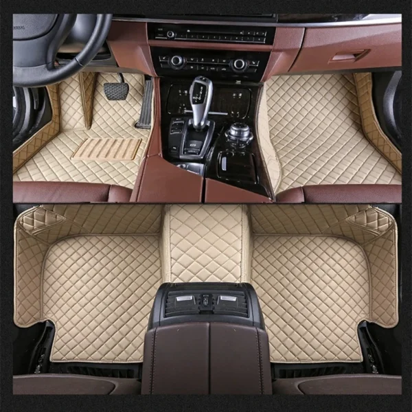 Tapis de Sol Sur Mesure E46 — Cuir Capitonné — vue 18
