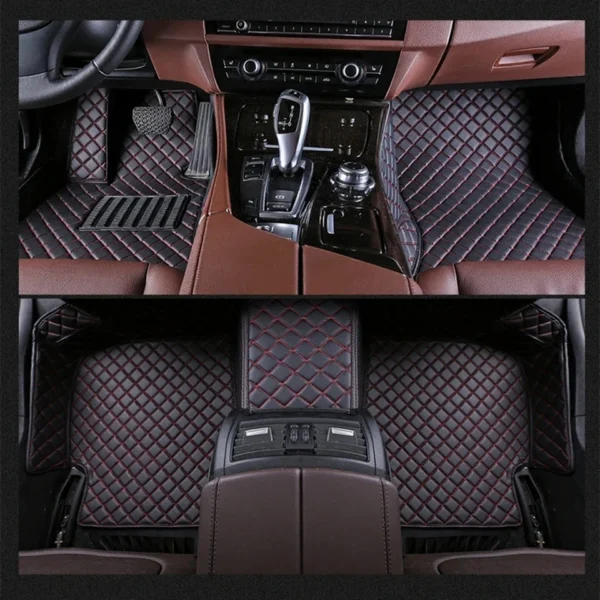 Tapis de Sol Sur Mesure E46 — Cuir Capitonné — vue 19