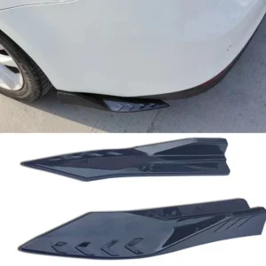 Kit 4 lèvres bavettes carbone universelles pour pare-chocs BMW E46