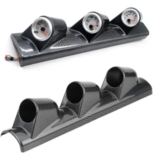 Support triple manomètres carbone colonne A pour BMW E46