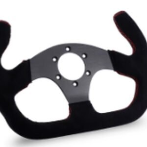 Volant sport suede flat GT pour BMW E46, montage sur moyeu dédié